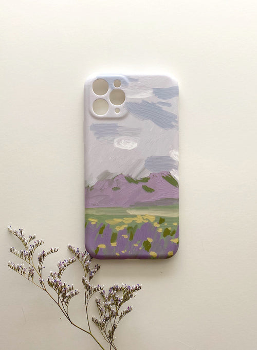 A8821 Lavender Bay Oil Paint Iphone Case 11 Pro